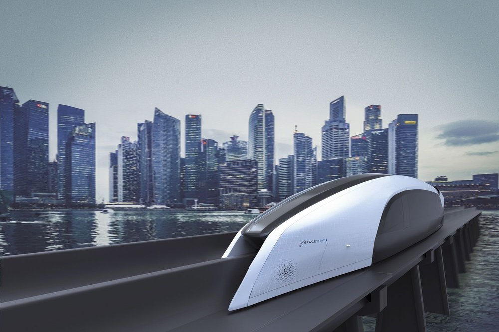 SpaceTrain, le retour de l’Aérotrain, le train sur coussins d'air